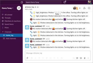 Home Assistant Slack